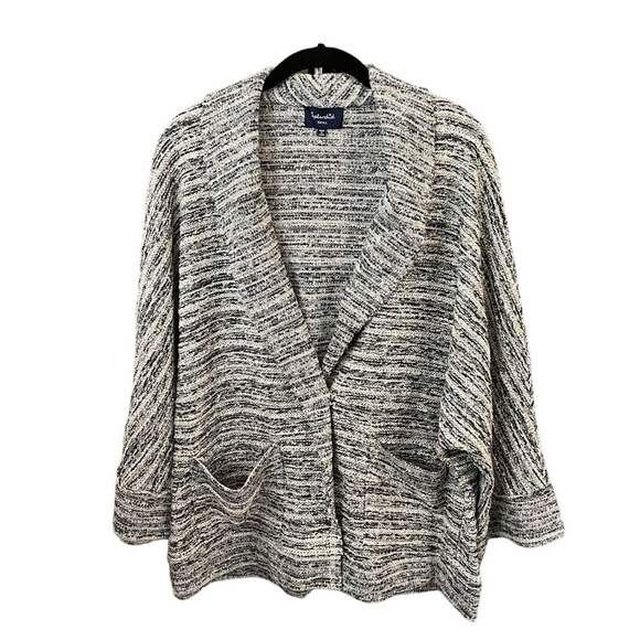 Splendid Women's Marled Dolman Chunky Soft Tweed Textured Relaxed Cardigan S - Picture 1 of 11